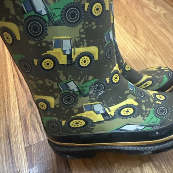 Western Chief Boys' Tractor Tough Rain Boot - 2410788B Size 10 - Picture 2 of 6
